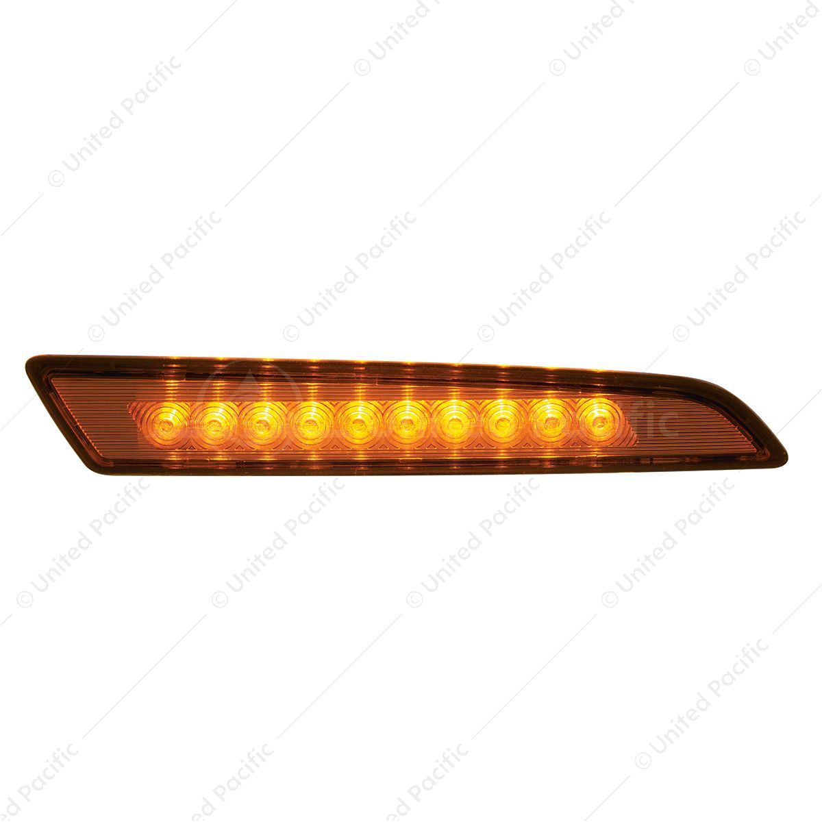 10 LED Hood Fender Side Marker Light For 2018-2024 Volvo VN/VNL - Driver
