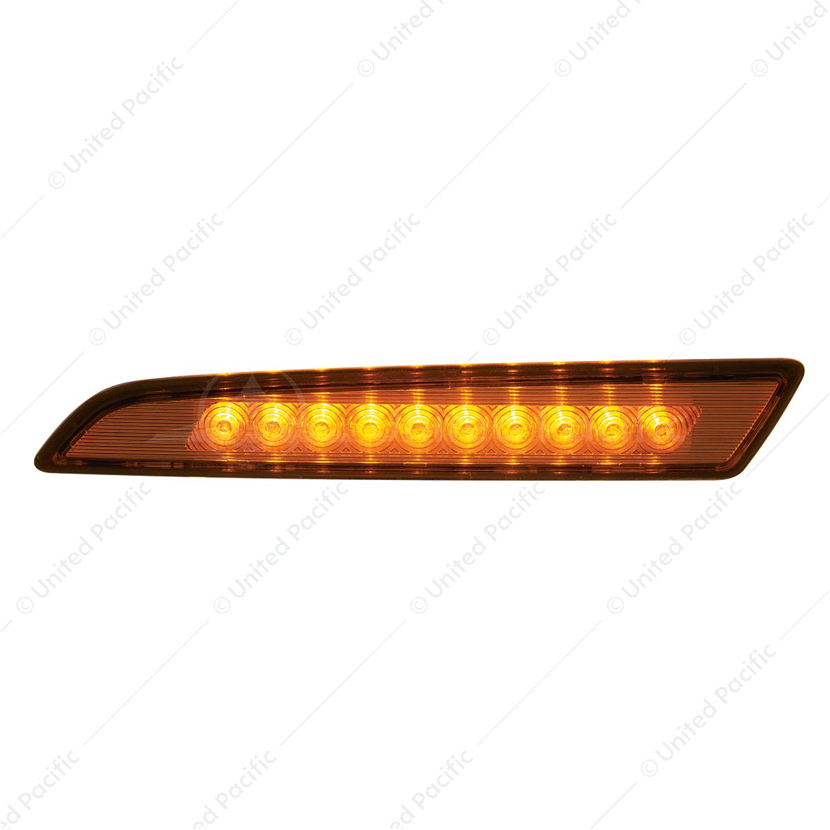10 LED Hood Fender Side Marker Light For 2018-2024 Volvo VN/VNL - Passenger