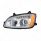 Chrome Full LED Projection Headlight With Turn Signal & Position Light Bar For 2008-2017 Kenworth T6
