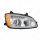 Chrome Full LED Projection Headlight With Turn Signal & Position Light Bar For 2008-2017 Kenworth T6