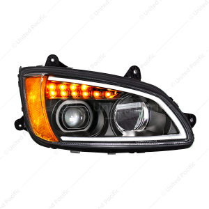 Full LED Projection Headlight With Turn Signal & Position Light Bar For 2008-2017 Kenworth T660