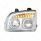High Power LED Chrome Headlight With LED Turn Signal & Light Bar For 2015-2025 Kenworth T880-Driver