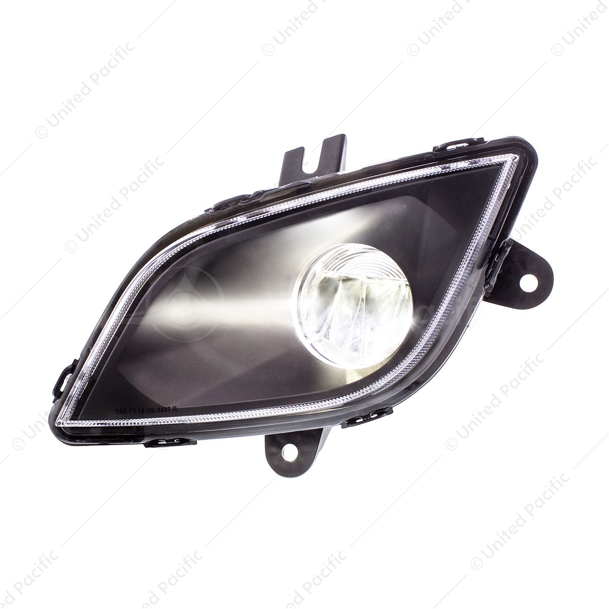 High Power LED Blackout Fog Light For 2018-2024 Freightliner Cascadia - Driver