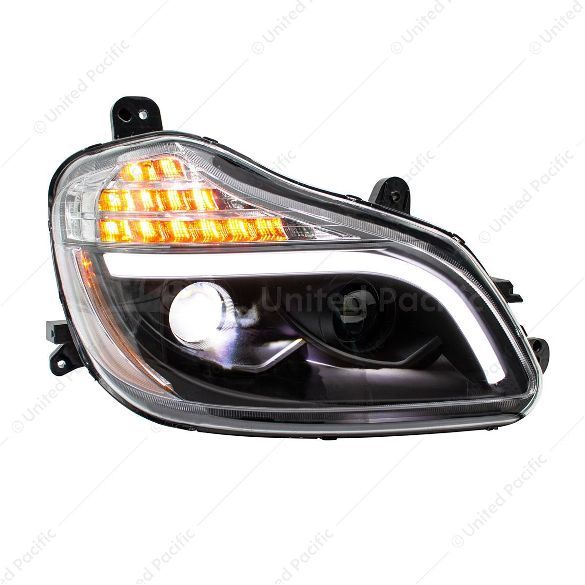 Blackout 8 LED Projection Headlight For 2013-2021 Kenworth T680-Passenger