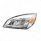 High Power Chrome LED Headlight For 2018-2024 Freightliner Cascadia-Driver