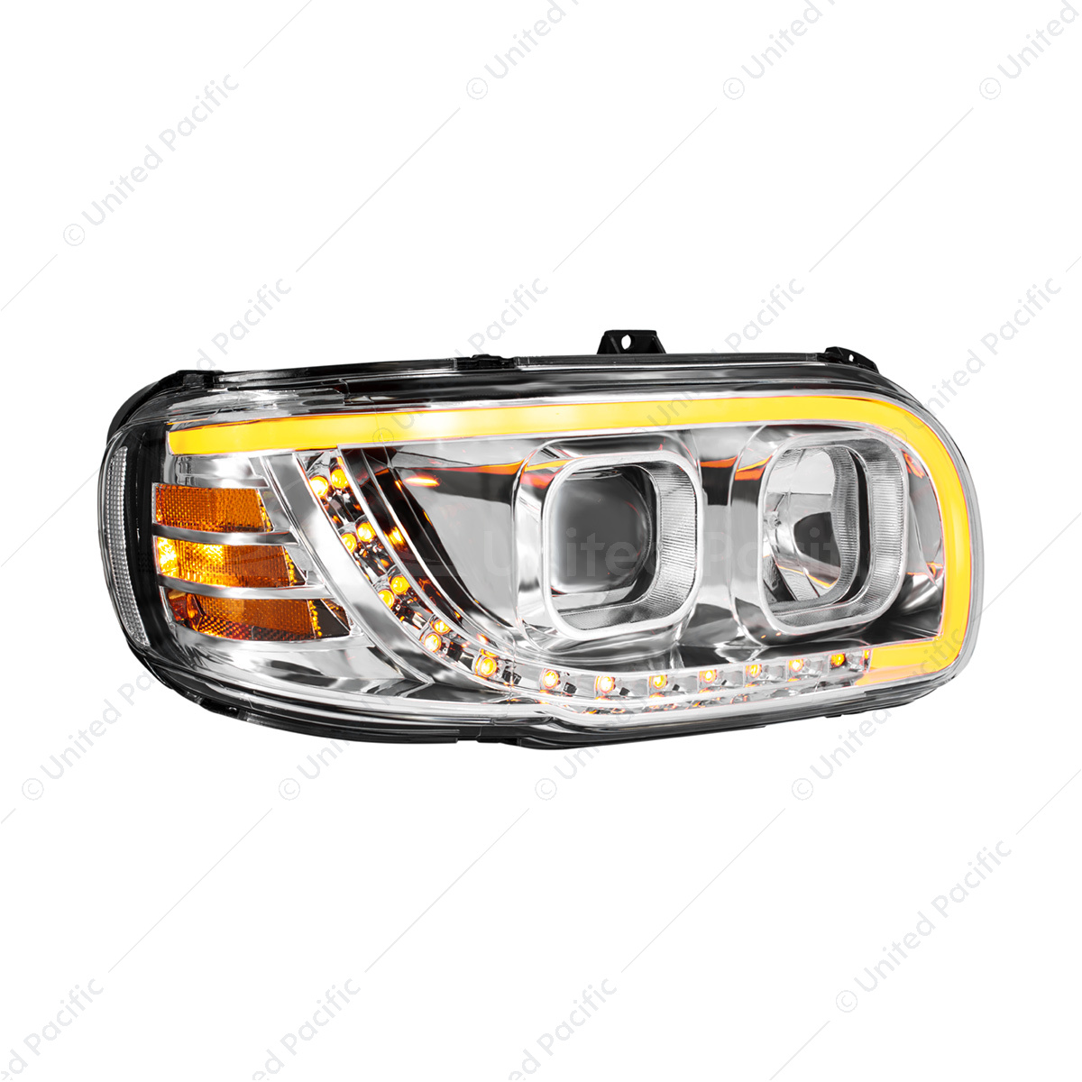 2929☺︎様AURALEEWASHEDFINXCHINO WIDETUCKPA truck.upauto.com: Chrome Projection Headlight With LED Turn Signal