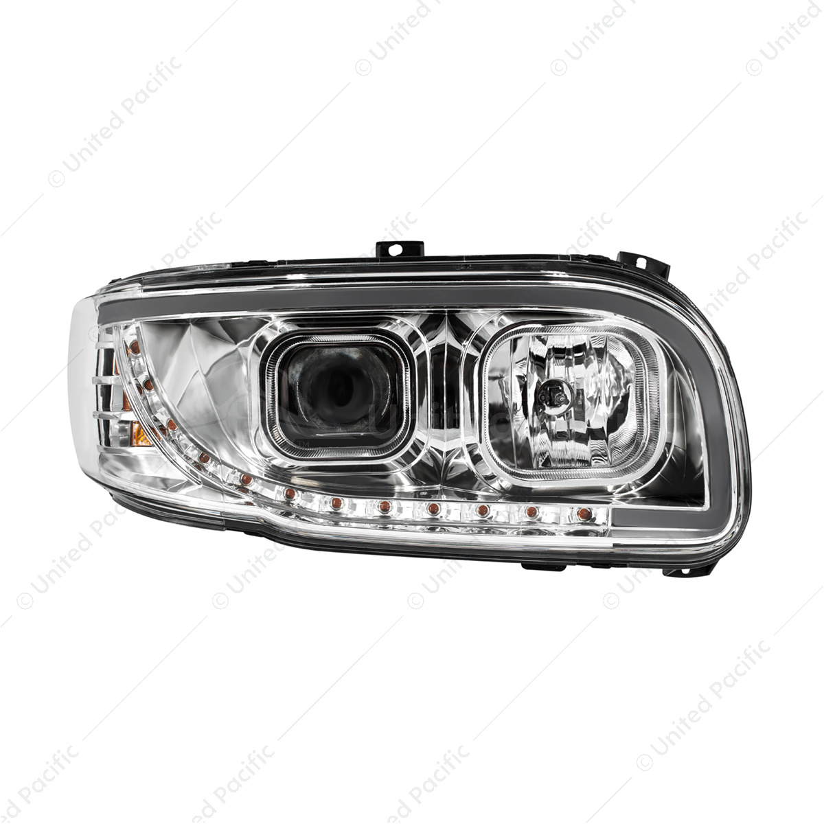 truck.upauto.com: Chrome Projection Headlight With LED Turn Signal