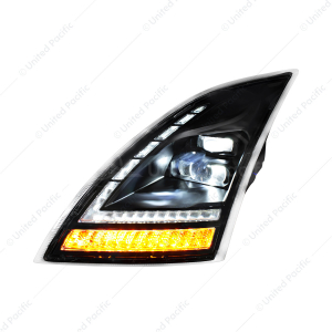 Full LED Headlight With LED Turn Signal and DRL For 2018-2024 Volvo VNL