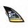 Blackout Full LED Headlight With LED Turn Signal and DRL For 2018-2024 Volvo VNL-Passenger