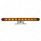 Chrome 10 LED Light Bar With 180 Degree Swivel Base - Dual Function Amber LED/Amber Lens