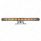 Chrome 10 LED Light Bar With 180 Degree Swivel Base - Dual Function Amber LED/Clear Lens