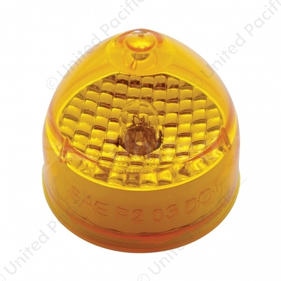 2" Beehive Crystal Light (Clearance/Marker) - Amber Lens