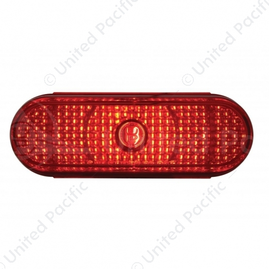 Oval Crystal Light (Stop, Turn & Tail) - Red Lens (Bulk)