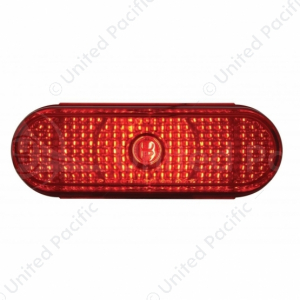 Oval Crystal Light (Stop, Turn & Tail) - Red Lens (Bulk)