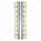 SS Front Air Cleaner Bracket With 16X 9 LED 2" Beehive Lights & Bezels For Peterbilt-Amber LED/Clear
