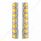 SS Front Air Cleaner Bracket With 14X 9 Amber LED 2" Beehive Lights & Bezels For KW Trucks -Amber Le
