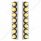 SS Front Air Cleaner Bracket With 14X 9 LED 2" Beehive Lights Bezel For KW Trucks -Amber LED/Clear L