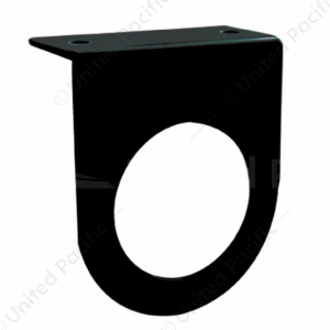 2-1/2" Black Light Bracket With Flange - 1 Hole