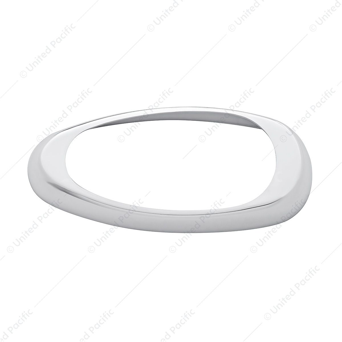 Chrome Plastic Sleeper Fairing Light Bezel For Freightliner Century/Columbia/Coronado