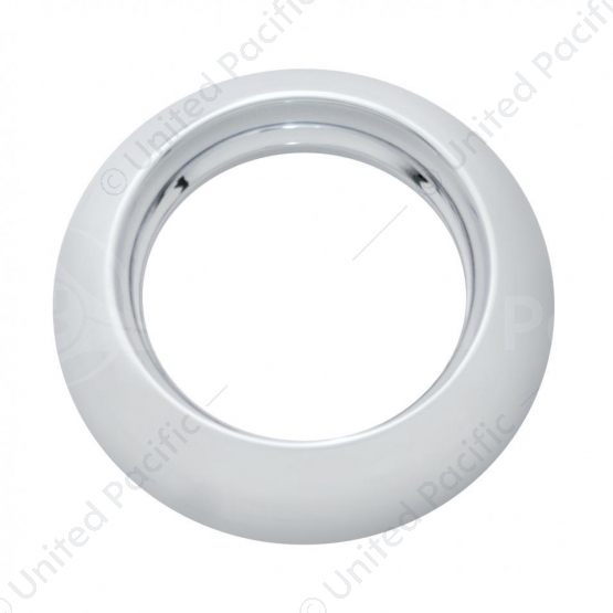 2" Chrome Twist-On Light Bezel - Vintage Design