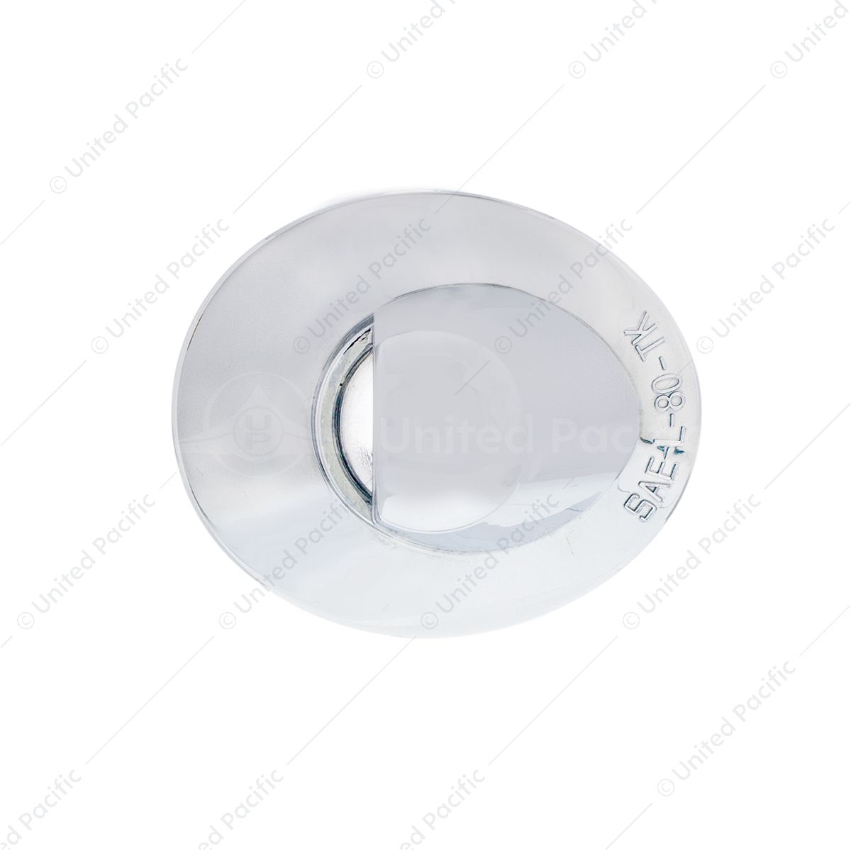 Chrome License Plate Light Lens For 1990-2004 Ford Truck