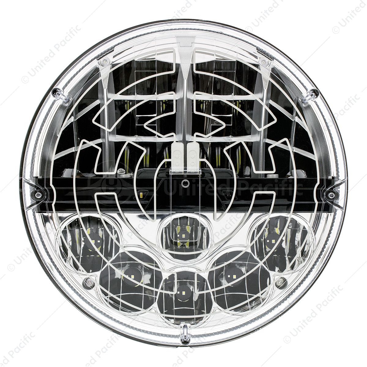 ULTRALIT - Heated 7" LED Headlight With Polycarbonate Lens & Housing