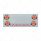 SS Rear CP With 4X 7 LED 4" Reflector Lights & 6X 9 LED 2" Lights & Visors (No LP Holes)-Red LED/Cle