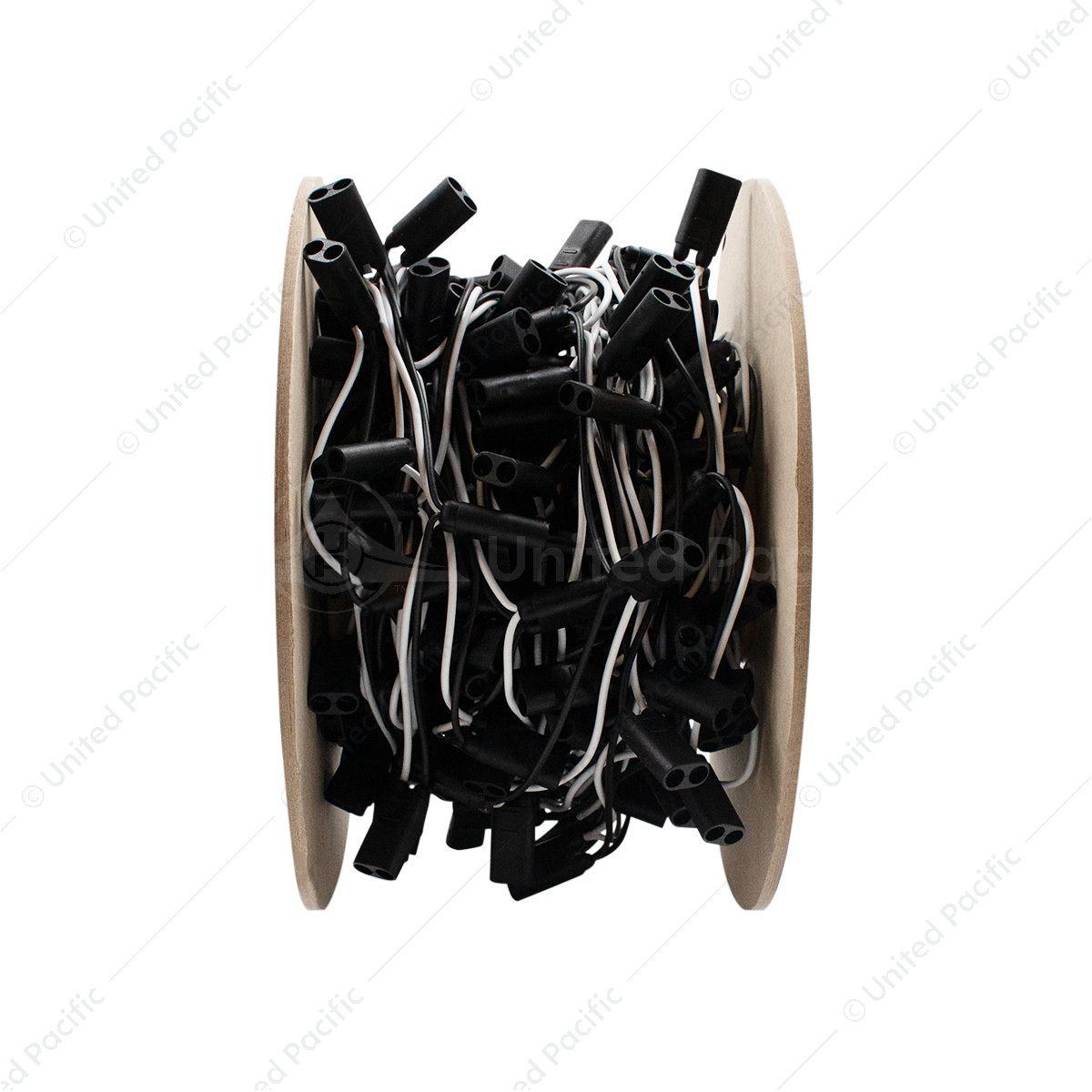 Pro Trucking Products 34197 Double Female Bullet Plug Wire Harness Roll - 99' Long - 12" Leads