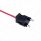 2 Wire Pigtail With 2 Prong Straight Plug - 12" Lead (Retail)