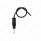 6" Single Lead Wire With .180 Bullet Termination & Stripped End - Black
