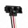 3 Wire Pigtail With 3 Prong Right Angle Plug - 12" Lead (Retail)