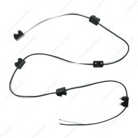 2-Prong Plug Wiring Harness With 6" Lead Between Plugs - 6 Plugs