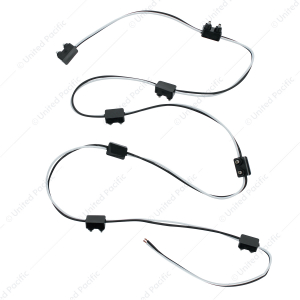 2-Prong Plug Wiring Harness With 6" Lead Between Plugs