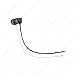 2 Wire Pigtail With 2 Prong Vertical Style Plug-6" Lead