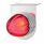 Stainless Light Bracket With 9 LED Dual Function Watermelon GloLight - Red LED/Red Lens