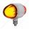 18 LED Dual Function GloLight Double Face Light - Amber & Red LED/Amber & Red Lens