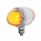 18 LED Dual Function GloLight Double Face Light - Amber & Red LED/Clear Lens