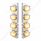 SS Front Air Cleaner Bracket With 8X 9 Amber LED Watermelon GloLight & Visors For Peterbilt-Clear Le
