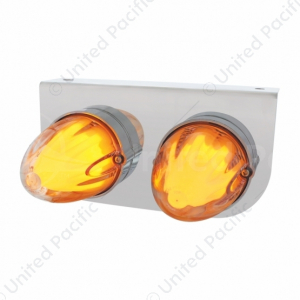 Stainless Light Bracket With 2X 9 LED Dual Function Watermelon GloLight