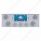 CR Rear Center Panel With 4X 12 LED 4" Reflector Lights & 3X 13 LED 2-1/2" Lights -Red LED/Clear Len