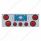 CR Rear Center Panel With 4X 10 LED 4" Lights & 3X 13 LED 2-1/2" Lights -Red LED & Lens