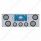 CR Rear Center Panel With 4X 12 LED 4" Reflector Lights & 3X 13 LED 2-1/2" Lights -Red LED/Clear Len