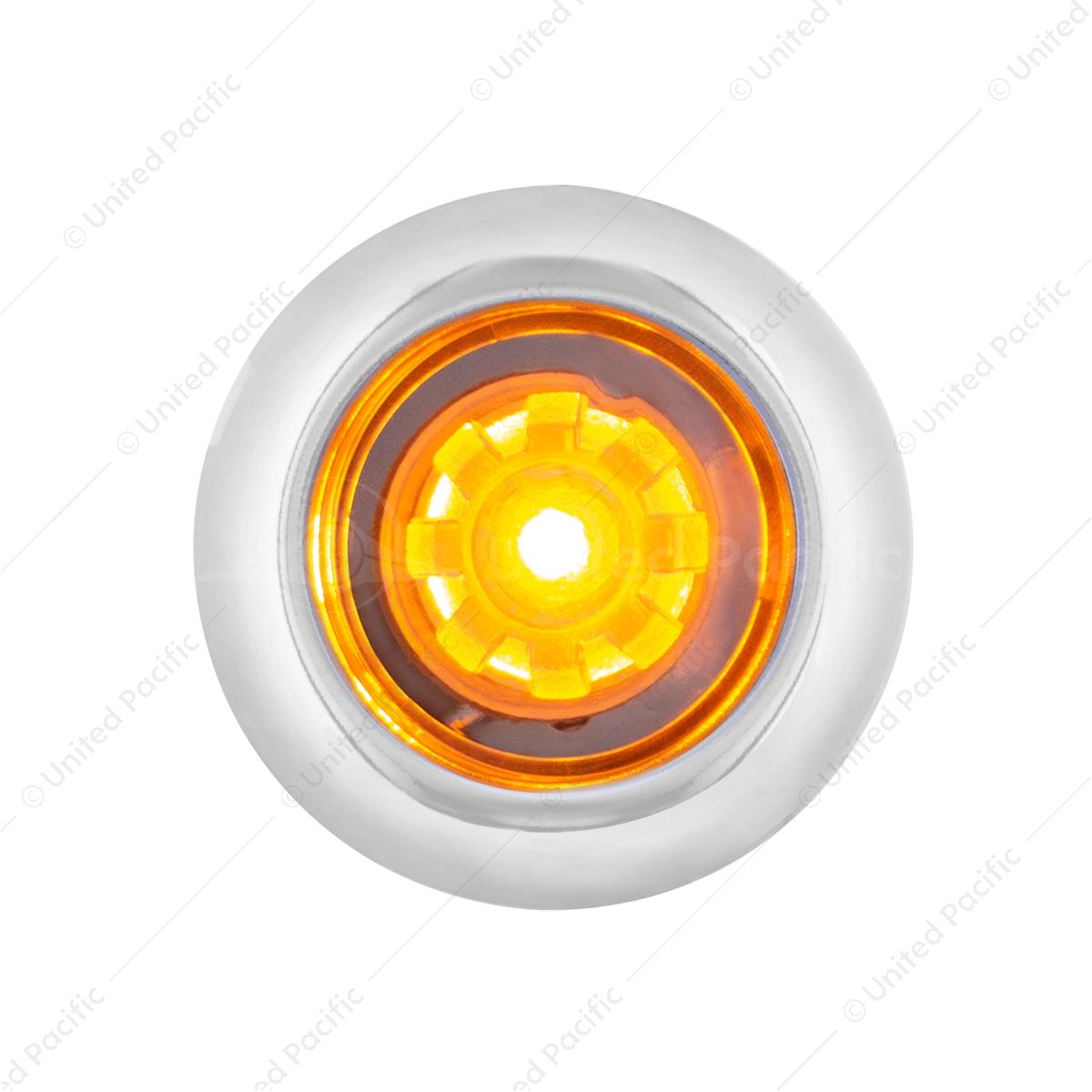 ArcBlast LED Single Function 3/4" Mini Clearance/Marker Light  - Amber LED/Clear Lens