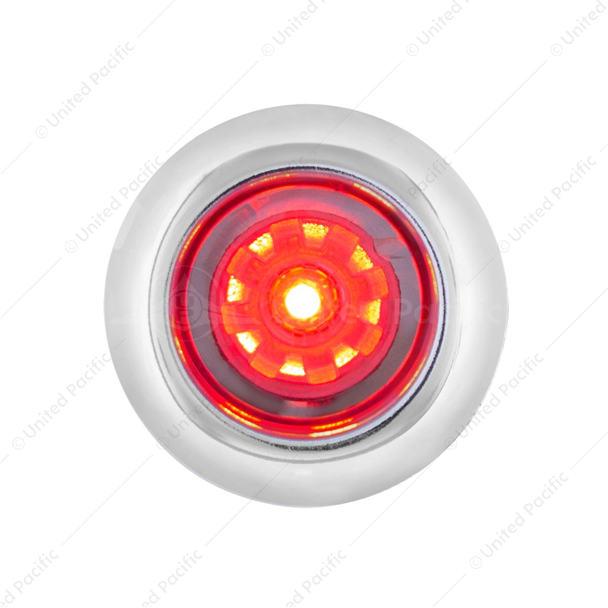 ArcBlast LED Single Function 3/4" Mini Clearance/Marker Light  - Red LED/Clear Lens