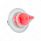 4 LED Dual Function 3/4" Mini Spike Light With SS Bezel (Clearance/Marker) - Red LED/Clear Lens