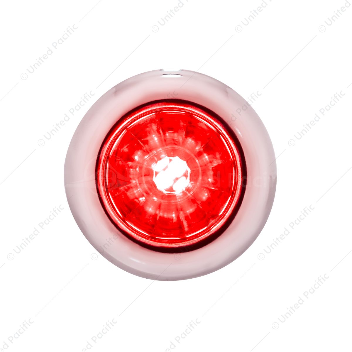 4 LED Dual Function 3/4" Mini Watermelon Light (Clearance/Marker) - Red LED/Red Lens