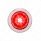 4 LED Dual Function 3/4" Mini Watermelon Light (Clearance/Marker) - Red LED/Red Lens