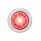 4 LED Dual Function 3/4" Mini Watermelon Light (Clearance/Marker) - Red LED/Clear Lens