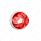 Glass Watermelon Light Kit With 2 LED Light-Red LED/Red Lens