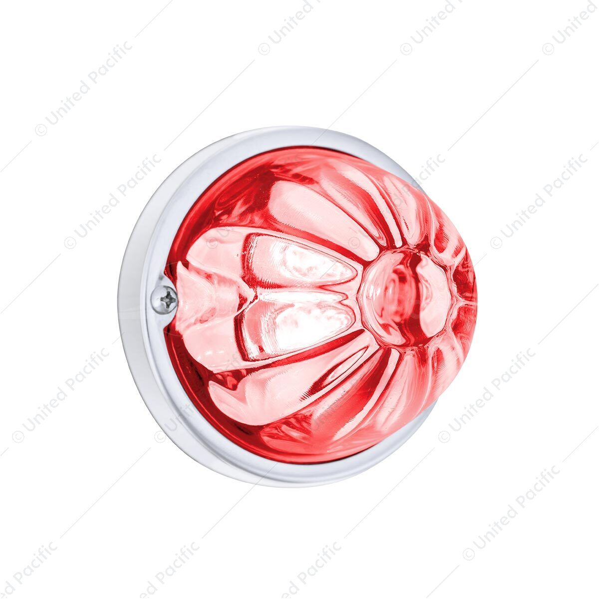 Glass Watermelon Light Kit With 4 LED Light-Red LED/Clear Lens